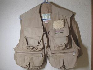 8-90s ブリッジャーデザインズ フィッシングベスト US Sサイズ Bridger Designs small fly fishing vest フライ