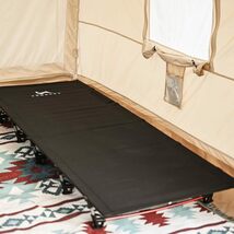 新品　TOMOUNT アウトドアベッド キャンプコット 折りたたみ ベッド 軽量 耐荷重150kg 簡易ベッド コンパクト 防水 通気性 収納ケース付_画像7