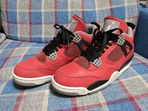 AIR JORDAN Ⅳ RETRO OG TRO BRAVO/FIRE RED-BLACK エアジョーダン 4 308497-603 US10.5 28.5cm 美中古 セメント 象柄 廃番 着用可 赤黒白_画像1