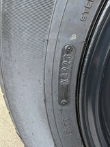 ハイエース200系純正　新車外し 195/80R15 105/107n LTスチールホイール４本セット_画像2