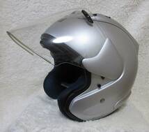 Arai アライ オープンフェイスヘルメット ジェットヘルメット SZ-RAMⅢ SZ-RAM3 アルミナシルバー Mサイズ 送料無料_画像2