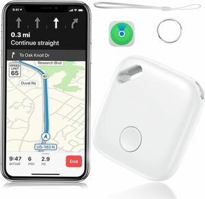 紛失防止タグ トラッカー 小型 GPS スマートタグ 耐摩耗性 防水性 耐油性 薄い 探し物 スマホが見つかる 紛失防止タグ