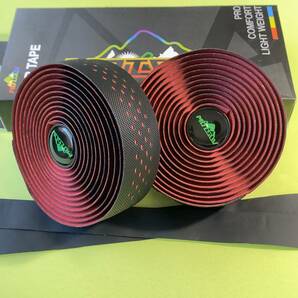 ハンドルテープ 自転車バーテープ レッド 赤 カラーバーテープ【送料無料 匿名配送】の画像1