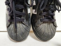 ★◆アディダス◆ａｄｉｄａｓ◆スーパースター◆ＳＵＰＥＲ ＳＴＡＲ◆ＥＧ４９５９◆ブラック×ホワイト◆２５.０cm◆ＪＫ◆中古品◆★_画像4