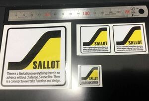 SALLOTsa Rod sticker < square > I . ski .! large small 4 pieces set 