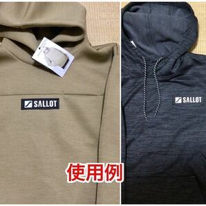 SALLOTサロット ブランドロゴワッペンブラック 私をスキーに♪の画像3