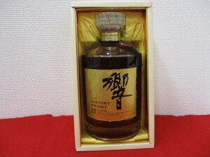 【17496】未使用品★サントリー 響17年★両面 ゴールドラベル / 750ml 43％ (ウイスキー) SUNTORY WHISKY HIBIKI　※同梱不可