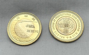 記念硬貨　地方自治法施行60周年記念貨幣　千葉県　500円硬貨　バイカラー・クラッド貨幣　１枚価格