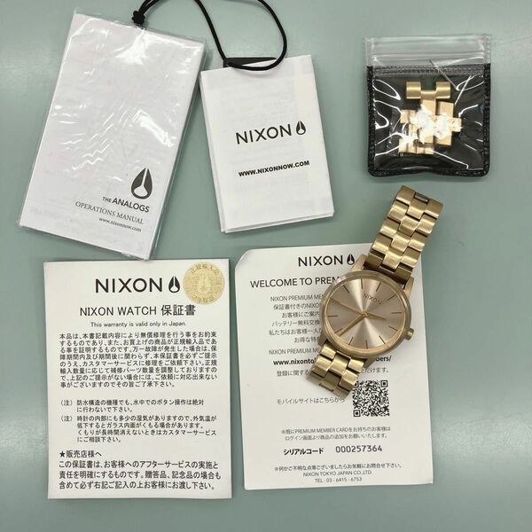 【動作確認済】 Nixon THE SMALL KENSINGTON 腕時計