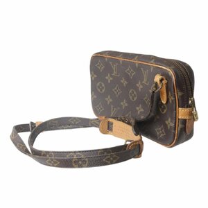 【ジャンク・ショルダー付け根切れ】LOUIS VUITTON ルイヴィトン ポシェットマルリーバンドリエール ショルダーバッグ モノグラム M51828