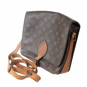 【ジャンク・ショルダー切れ】LOUIS VUITTON ルイヴィトン カルトシエールGM ショルダーバッグ モノグラム ブラウン M51252 SL0911