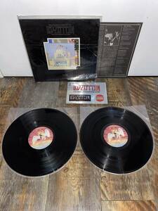 【No.580】LEDZEPPELIN　レッドツェッペリン　THE SONG REMAINS THE SAME　LP　レコード　ステッカー付　現状品