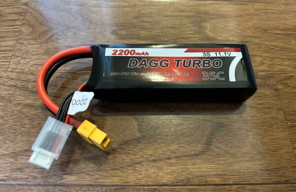 最新！3セルDAGG TURBO 11.1V 2200mAh　連続35C放電！