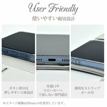 (新品) iPhone13 Pro Max スマホケース(ブルーグレー)斜めがけ スマホショルダー 手帳型 ストラップ付き くすみカラー_画像6