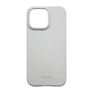 iPhone15 Pro Max アイフォン15プロマックス （ライトグレー) スマホ カバー くすみカラー 無地 淡色 ニュアンスカラー おしゃれ