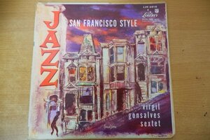 I3-087＜LP/US盤＞Virgil Gonsalves Sextet / Jazz San Francisco Style