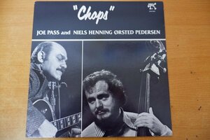 I3-299＜LP/US盤/美盤＞Joe Pass And Niels Henning Orsted Pedersen / Chops