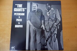 I3-301＜LP/サイン入/US盤/美盤＞Peterson & Pass & Brown / The Giants