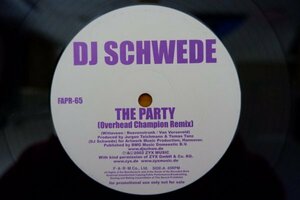 J3-333＜12inch＞「DJ Schwede / The Party (Overhead Champion Remix)」「Spinderella /Heaven Is A Place On Earth (Overhead Champion～