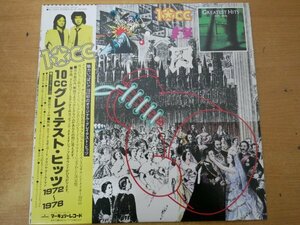 N3-146＜帯付LP/美品＞10cc / グレイテスト・ヒッツ 1972～1978