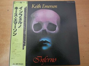 N3-219＜帯付LP/美盤＞キース・エマーソン / インフェルノ