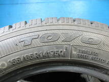 残溝80％ トーヨータイヤ ガリット TOYO GARIT GIZ 155/65R14 4本 №07503A 室内保管 雪 氷 冬タイヤ スタッドレス 軽自動車等_画像8