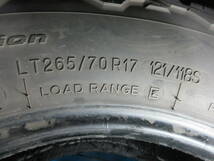 パンク修理済 BFGoodrich All-TerrainT/A KO2 LT265/70R17 121/118S 4本 №07515 室内保管 ホワイトレター BF グッドリッチ 夏タイヤ_画像3