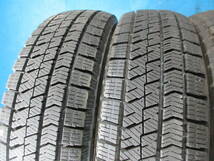 2018年製 ブリヂストンタイヤ BRIDGESTONE BLIZZAK VRX2 155/65R14 4本 №07539B 室内保管 雪 氷 冬タイヤ スタッドレス 軽自動車等_画像2