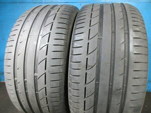 19インチ夏用 中古ブリヂストンタイヤ ポテンザ BRIDGESTONE POTENZA S001☆RFT 275/40R19 101Y 2本Set №07618E 室内保管 夏タイヤ