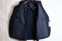 新品 オンワード樫山 五大陸/gotairiku AIR WEAR 春夏 日本製 最高級 ゼニア/Zegna クールエフェクト スーツ34B/BB4/幅広S/紺/13.2万_画像5