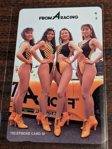 テレカ50 レースクイーン　美品　未使用 FROM Ａ Racing テレフォンカード