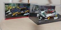 ★ixo ALTAYA イクソ フィアット 131 アバルト FIAT 131 ABARTH ランチャーストラトス HF Lancia Stratos ライトポット 2台セット 1/43_画像1