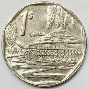 海外コイン　キューバ　1ペソ　2007年