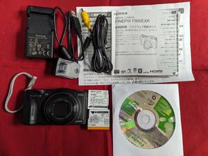 【中古ジャンク扱い】FUJIFILM デジタルカメラ FinePix F800EXR ブラック 