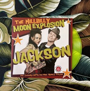 新品 The Hillbilly Moon Explosion Yellow 7inch Jackson Ska ロカビリー ヒルビリームーンエクスプロージョン