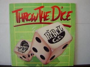 REBEL CATS LP THROW THE DICE .. 1991 Italian Neo Rockabilly ロカビリー