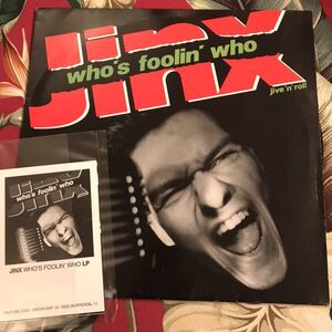 JINX LP WHO’S FOOLIN’ WHO ポストカード付き ロックンロール ネオロカビリー