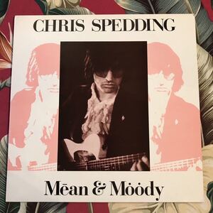 Chris Spedding LP Mean & Moody 1985 UK Press クリススペンディング