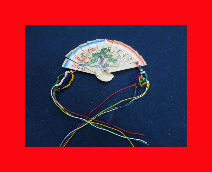 [Museo de muñecas] Hina Hinoki Fan Medium H-66 Muñecas Hina, accesorios hina, Palacio Hina. maki hina, estación, Eventos anuales, festival de muñecas, muñecas hina