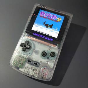 ゲームボーイカラー クリア ips液晶 バックライト GBC IPS LCD #369