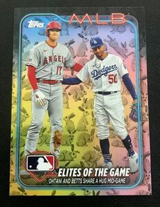 大谷翔平 イースターラビット 【2024 TOPPS SERIES 1 #138 ELITES OF THE GAME RABBITS PARALLEL】 ムーキー・ベッツ ドジャース