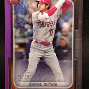 大谷翔平 99枚限定 アメジスト【2023 TOPPS MUSEUM COLLECTION #42 SHOHEI OHTANI AMETHYST PARALLEL】 エンジェルス ドジャース レアの画像1