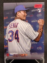 千賀滉大 レッドフォイルパラレル【2023 TOPPS STADIUM CLUB #185 KODAI SENGA RC RED FOIL PARALLEL】 ニューヨーク・メッツ_画像1