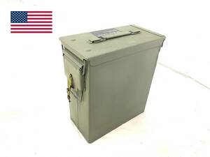 米軍放出品 ☆激レア アンモボックス AMMO BOX ミリタリー アンモ缶 アーモ缶 弾薬箱 サバゲー 世田谷ベース(100)XC13AK-4#24