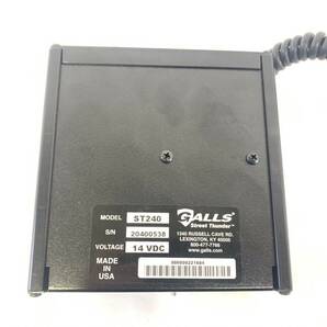 【米軍放出品】未使用品 サイレンアンプ 最大200W マイク付き GALLS ST240 (80) ☆XC28OK#24の画像6