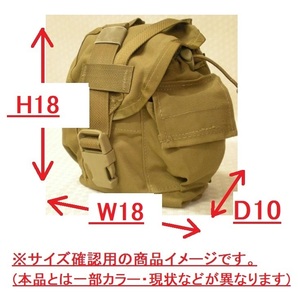 【米軍放出品】MOLLE2 キャンティーンポーチ 10個 コヨーテブラウン サバゲー ミリタリー 1QTキャンティーンカバー USMC(80)☆CC31Cの画像2