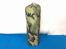 【米軍放出品】未使用品 迷彩バッグ ナイロンバッグ 収納バッグ 直径20cm×高さ60cm (ネコポス) ☆CC17N_画像2