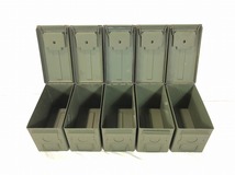 【米軍放出品】☆アンモボックス10個セット M2A1 AMMOBOX ミリタリー アンモ缶 アーモ缶 アモカン 工具箱 弾薬箱 サバゲー(160)AC18AK#24_画像8