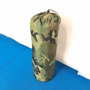 【米軍放出品】未使用品 迷彩バッグ ナイロンバッグ 収納バッグ 直径20cm×高さ60cm (ネコポス) ☆CC31Oの画像1