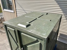 【米軍放出品】専用棚板付きミニコンテナ 道具箱 工具箱 サバゲー ミリタリー USMC PALCON 世田谷ベース 秘密基地 収納庫(E)☆BC8FM-W#24_画像6